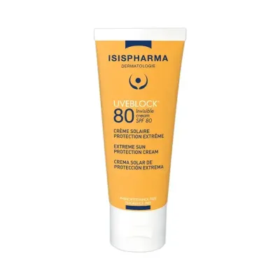 ISISPHARMA UVEBLOCK CREME SPF80 INVISIBLE 40ML