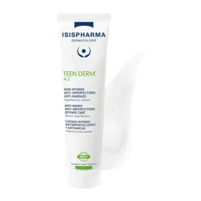 ISISPHARMA TEEN DERM A-Z SOIN INTENSE PEAUX A TENDANCE ACNEIQUE 30ML