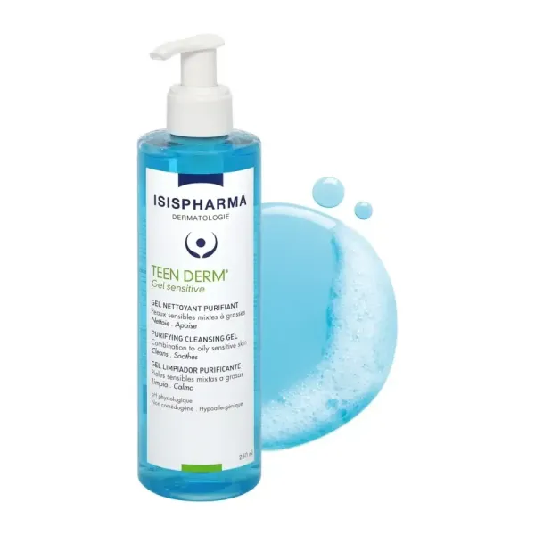 ISISPHARMA TEEN DERM GEL SENSITIVE 250ML
