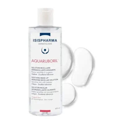 ISISPHARMA AQUARUBORIL SOLUTION MICELLAIRE DEMAQUILLANTE 400ML
