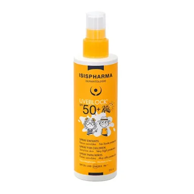 ISISPHARMA UVEBLOCK SPRAY SOLAIRE ENFANTS TRES HAUTE PROTECTION SPF50+ 200ML