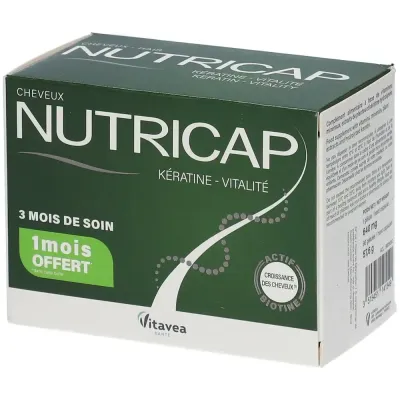 VITAVEA NUTRICAP KERATIN VITALITY 90 CAPSULES