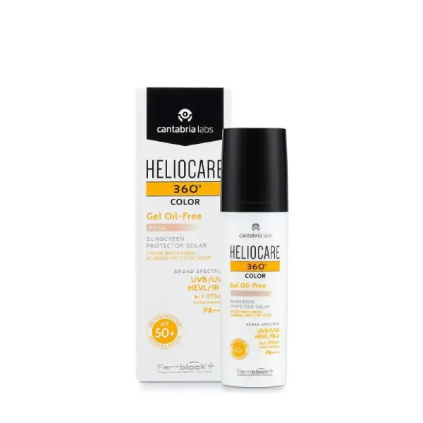 HELIOCARE 360° GEL OIL FREE SPF50+ BEIGE 50ML