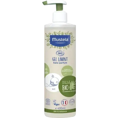 MUSTELA BIO GEL LAVANT CHEVEUX ET CORPS 400ML