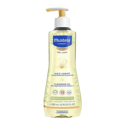 MUSTELA HUILE LAVANTE A L'AVOCAT BIO 500ML
