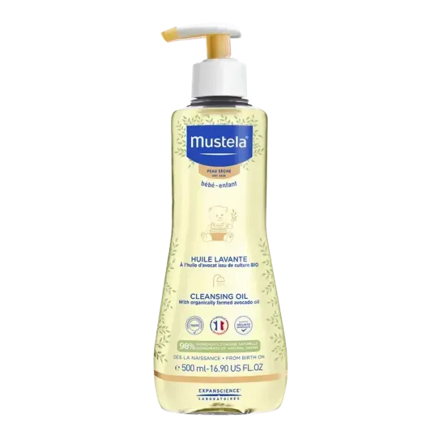 MUSTELA HUILE LAVANTE A L'AVOCAT BIO 500ML
