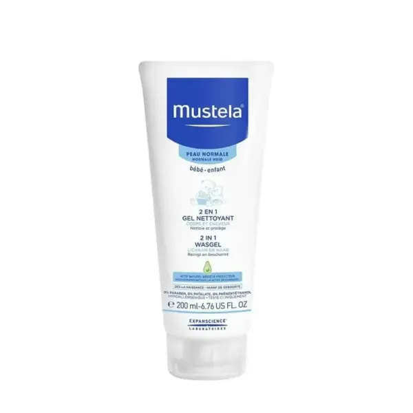 MUSTELA GEL CHEVEUX ET CORPS 2EN1 200ML