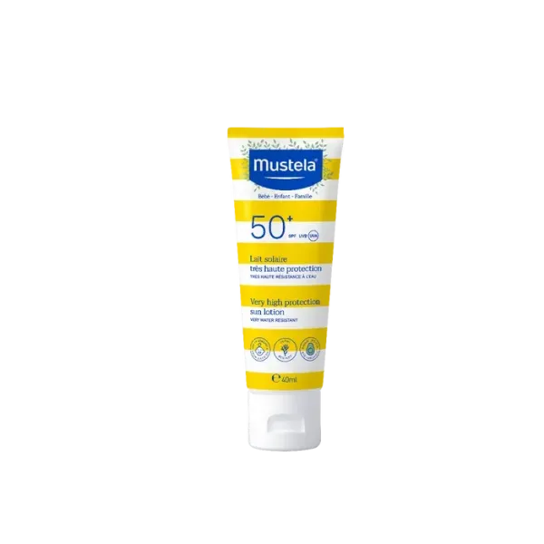 MUSTELA LAIT SOLAIRE TRES HAUTE PROTECTION SPF50+ 40ML