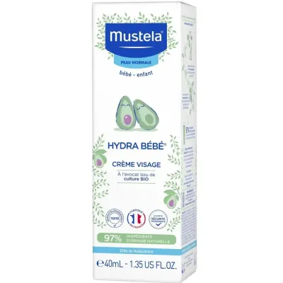 MUSTELA HYDRA BEBE CREME VISAGE 40ML