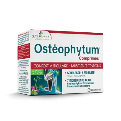 3 CHENES OSTEOPHYTUM 60 COMPRIMES