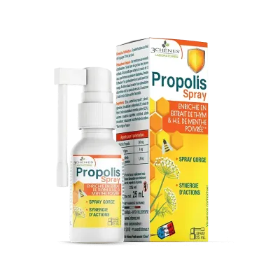 3 CHENES SPRAY NASAL A LA PROPOLIS 25ML