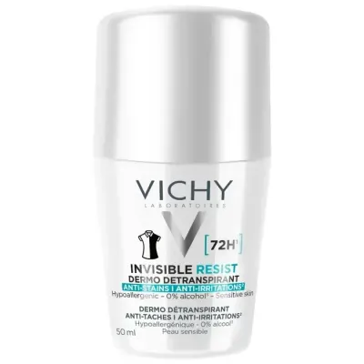 VICHY DEODORANT INVISIBLE RESIST DERMO-DETRANSPIRANT 72H 50ML