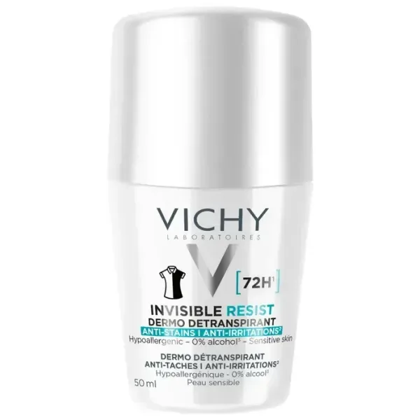 VICHY DEODORANT INVISIBLE RESIST DERMO-DETRANSPIRANT 72H 50ML