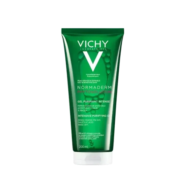VICHY NORMADERM PHYTOSOLUTION GEL PURIFIANT INTENSE PEAUX GRASSES 200ML