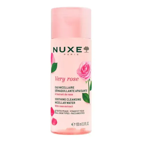 NUXE VERY ROSE EAU MICELLAIRE APAISANTE 3EN1 100ML