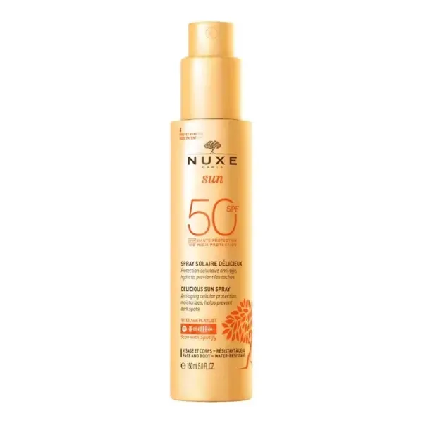 NUXE SUN SPRAY SOLAIRE VISAGE ET CORPS SPF 50+ 150ML