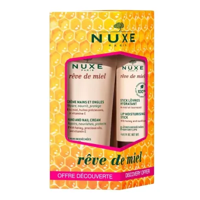 NUXE RÊVE DE MIEL DUO STICK LÈVRES ET CRÈME MAINS