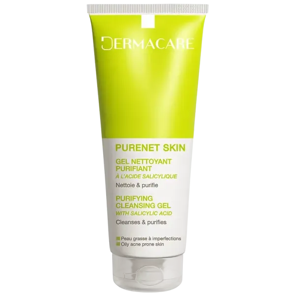 DERMACARE PURENET SKIN GEL NETTOYANT ASSAINISSANT 200ML