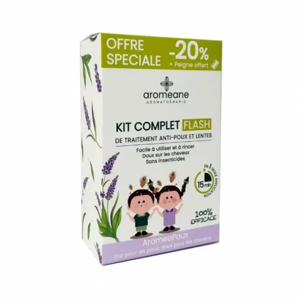 AROMEANE PACK ANTI POUX ET LENTES
