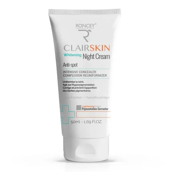 RONCEY CLAIRSKIN CREME DE NUIT ECLAIRCISSANTE ANTI TACHES 50ML