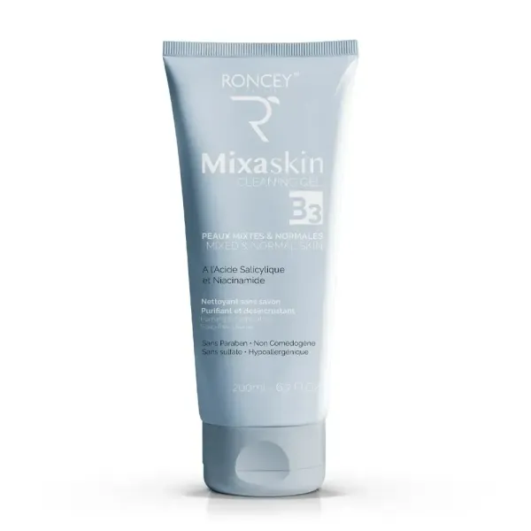 RONCEY MIXASKIN GEL NETTOYANT PEAUX NORMALES A MIXTES 200ML