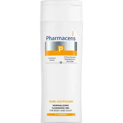 PHARMACERIS PURI-ICHTILIUM GEL DOUCHE SHAMPOING 250ML