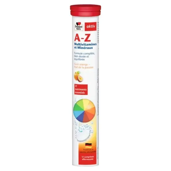 AKTIV A-Z MULTIVITAMINES ET MINERAUX 15 COMPRIMES EFFERVESCENTS