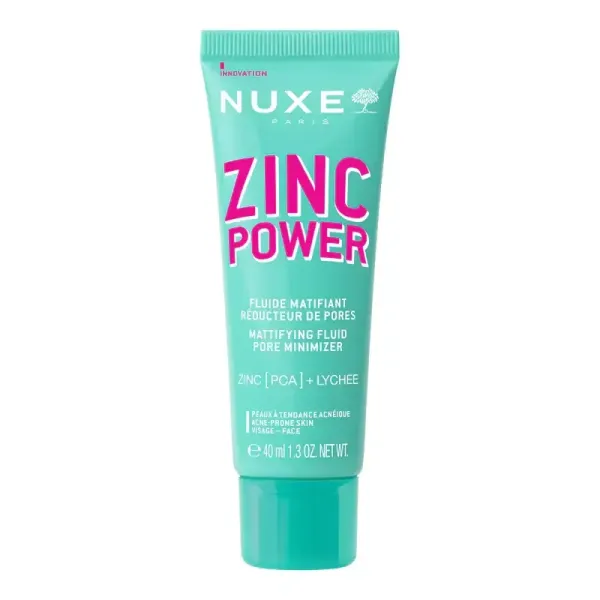 NUXE ZINC POWER FLUIDE MATIFIANT REDUCTEUR DE PORES 40ML