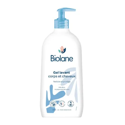 BIOLANE GEL CORPS ET CHEVEUX 2 EN 1 750ML