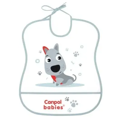 CANPOL BABIES BAVOIR IMPERMEABLE AVEC POCHE ANIMALS 2/919