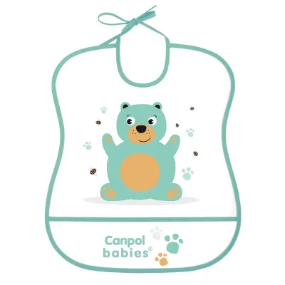 CANPOL BABIES BAVOIR IMPERMEABLE AVEC POCHE ANIMALS 2/919