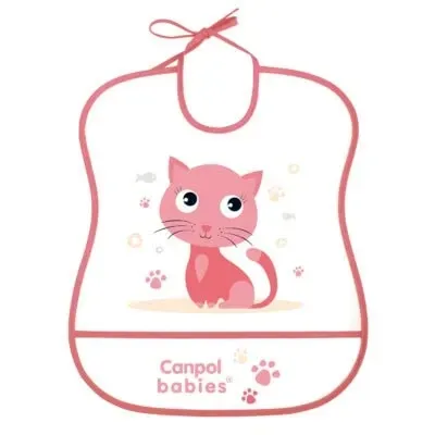 CANPOL BABIES BAVOIR IMPERMEABLE AVEC POCHE ANIMALS 2/919