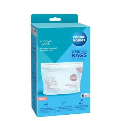 CANPOL BABIES SACS DE STERILISATION AU MICRO-ONDES 6 PIECES