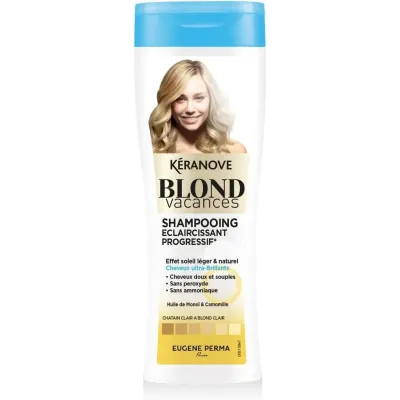KERANOVE BLOND VACANCES SHAMPOOING ECLAIRCISSANT PROGRESSIF 250ML