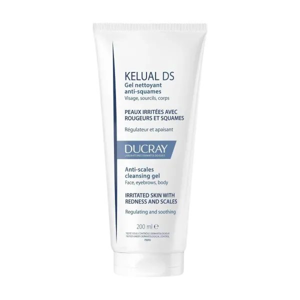 DUCRAY KELUALDS GEL NETTOYANT ANTI SQUAMES 200 ML