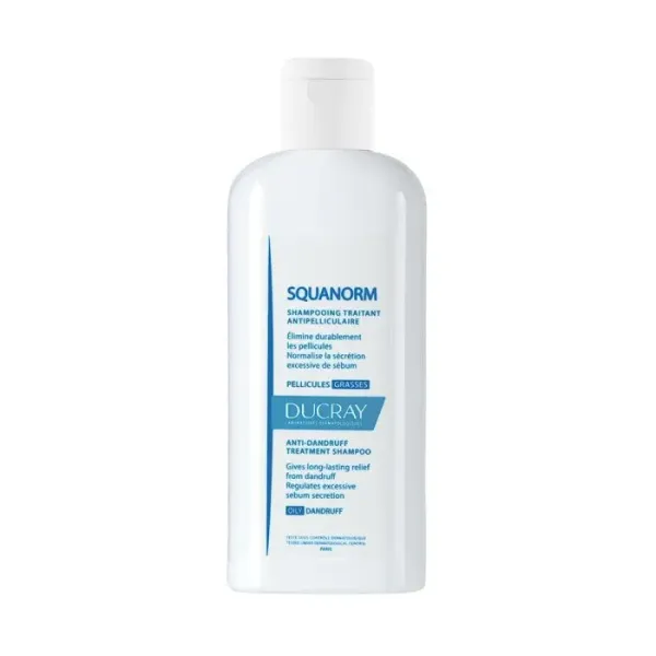 DUCRAY SQUANORM SHAMPOOING PELLICULES GRASSES 200ML