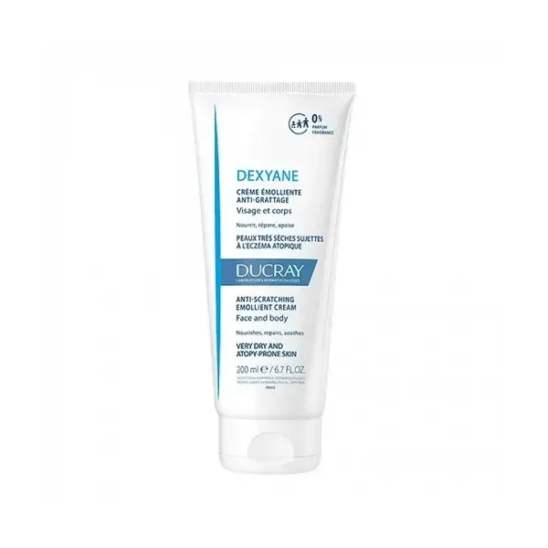 DUCRAY DEXYANE CREME EMOLLIENTE ANTI GRATTAGE PEAUX TRES SECHES A TENDANCE ATOPIQUE 200ML