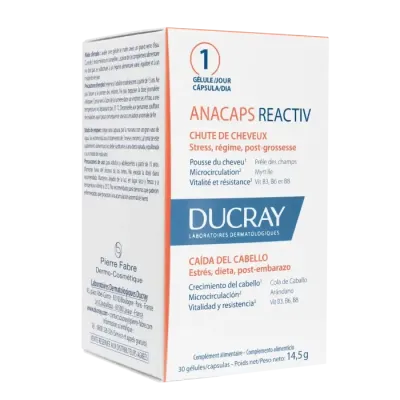 DUCRAY ANACAPS REACTIV 30 CAPSULES
