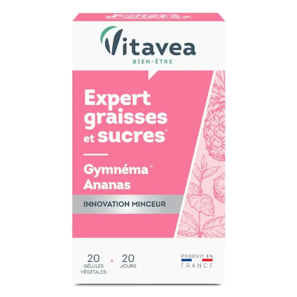 VITAVEA EXPERT GRAISSES ET SUCRES 40 GELULES