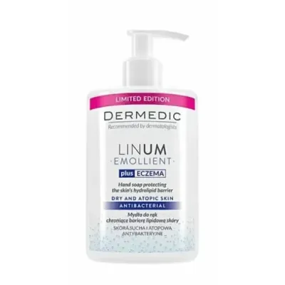 DERMEDIC LINUM EMOLLIENT SAVON A MAINS ANTI BACTERIEN 300ML
