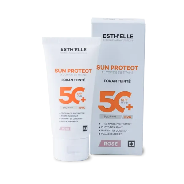 ESTHELLE SUN PROTECT ECRAN TEINTE ROSE SPF50+ 50GR