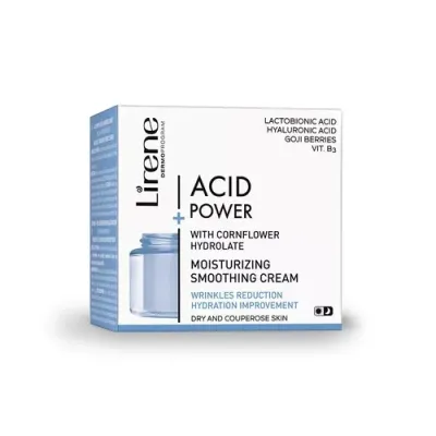 LIRENE ACID POWER MOISTURIZING SMOOTHING CREAM 50ML