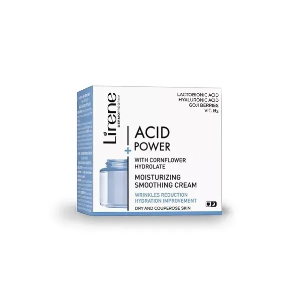 LIRENE ACID POWER MOISTURIZING SMOOTHING CREAM 50ML