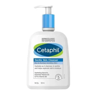 CETAPHIL LOTION NETTOYANTE PEAUX SECHES ET SENSIBLES 500ML