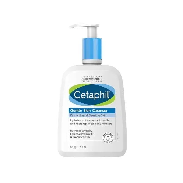 CETAPHIL LOTION NETTOYANTE PEAUX SECHES ET SENSIBLES 500ML
