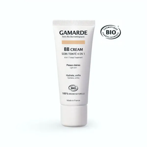 GAMARDE BB CREME TEINTE 4EN1 PEAUX CLAIRES DELICATES 40ML