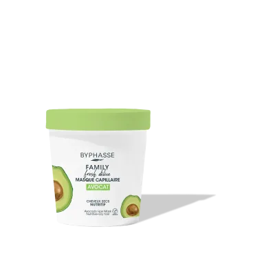 BYPHASSE FAMILY MASQUE CAPILLAIRE AVOCAT CHEVEUX SECS 250ML