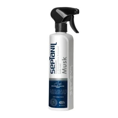 SEPTANIL DESODORISANT D'ATMOSPHERE PUISSANT MUSK 500ML