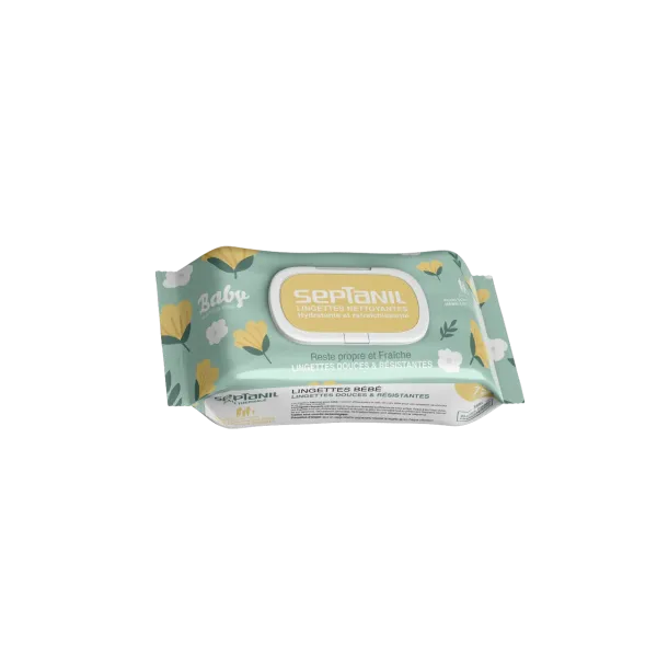 SEPTANIL BEBE LINGETTES NETTOYANTES HYDRATANTES 72 PIECES