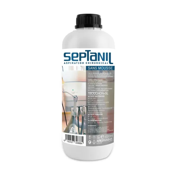 SEPTANIL DESINFECTANT CONCENTRE ASPIRATION CHIRURGICAL NON MOUSSANT 1L